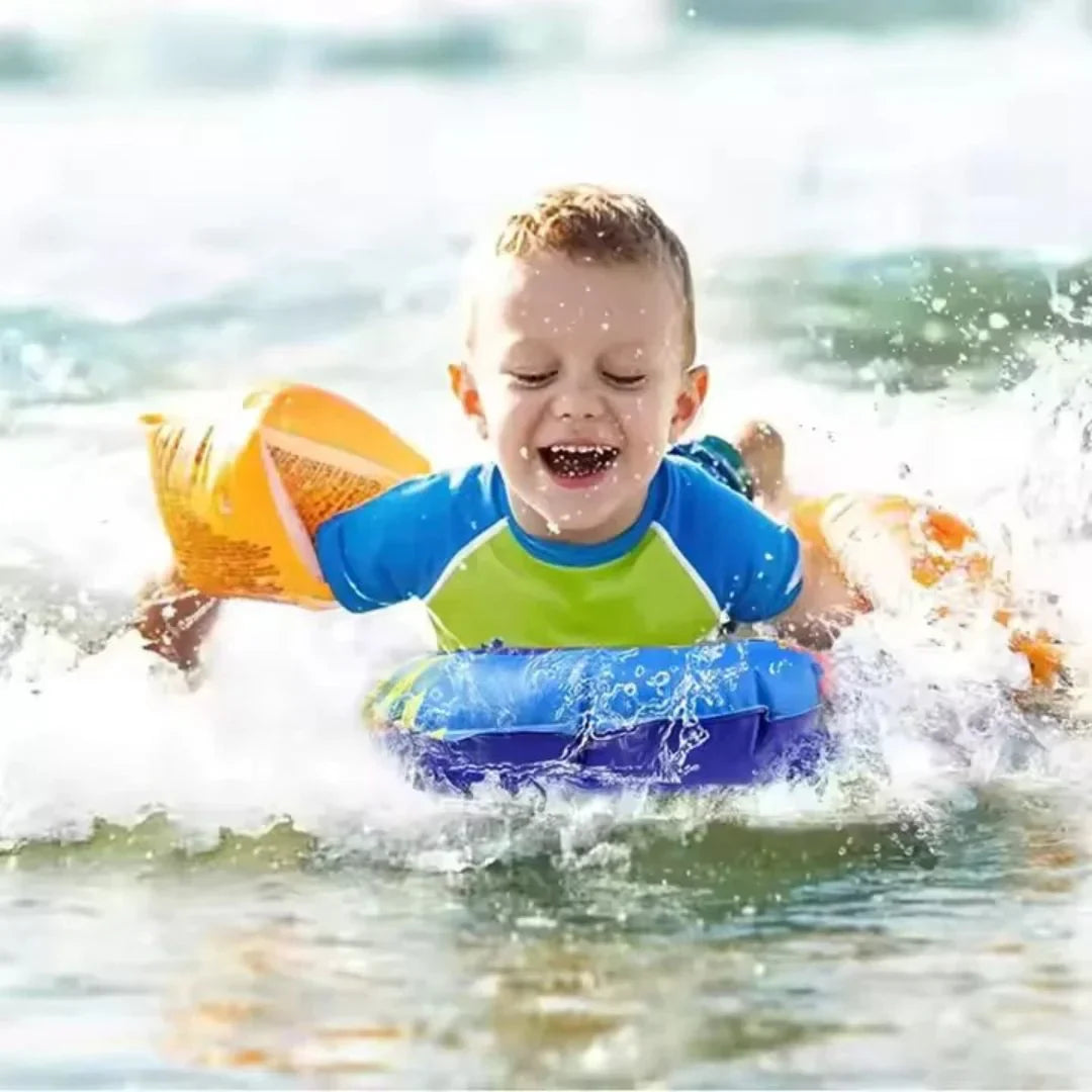Wavey– nadmuchiwana deska bodyboard dla dzieci w wieku 5+ lat | Bezpieczna zabawa na plaży