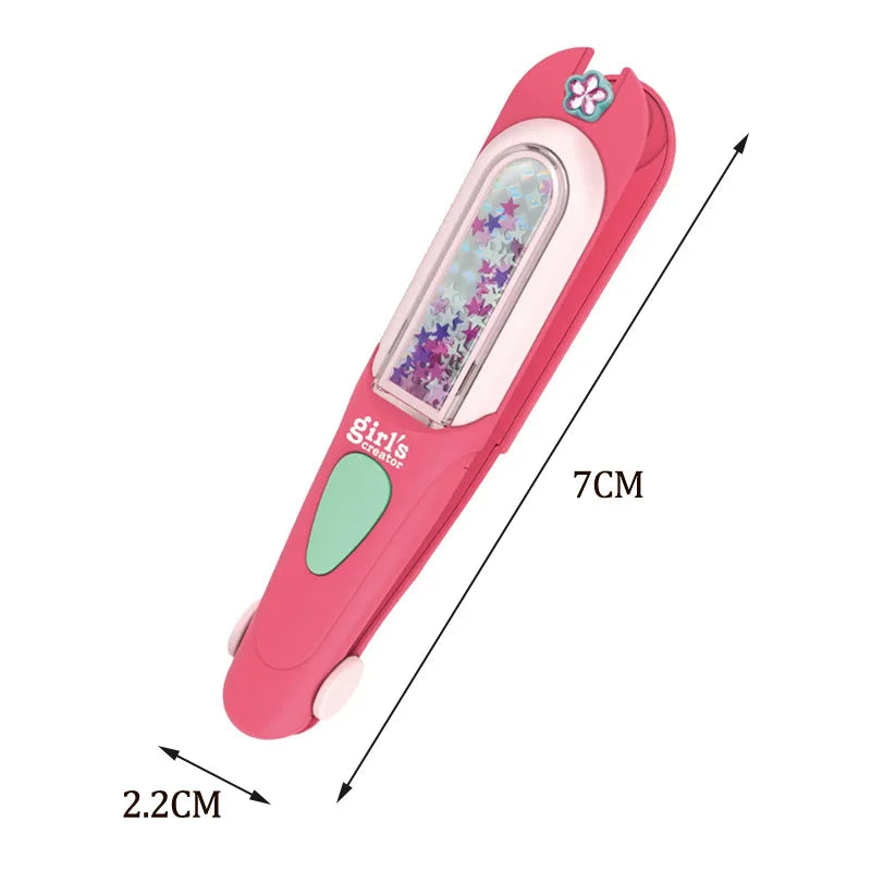 Glam Dazzle – Zestaw stempli do biżuterii do włosów dla dzieci w wieku 6+