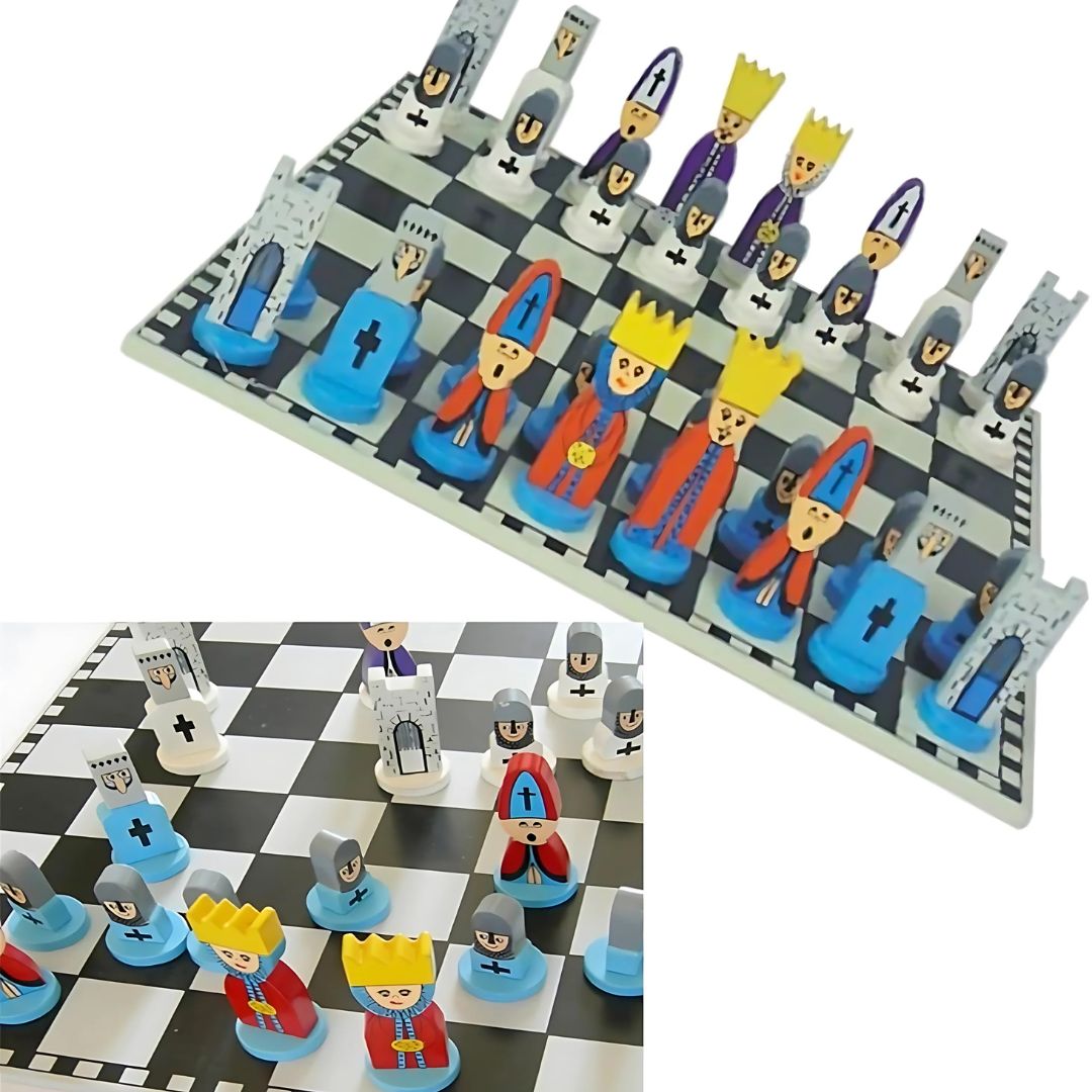 ChessQuest – edukacyjna drewniana gra w szachy dla dzieci