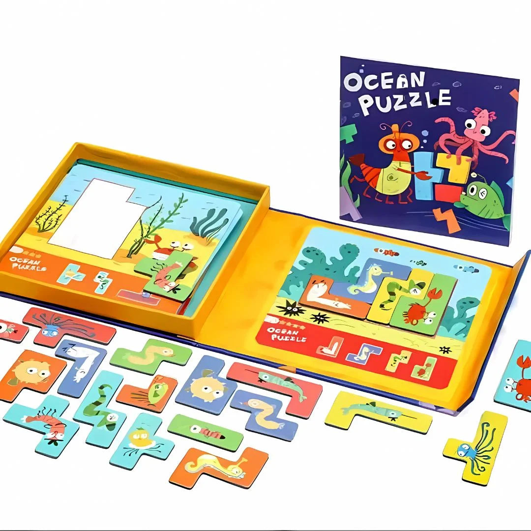 OceanBuddies | Puzzle ze zwierzętami morskimi dla maluchów w wieku 2+