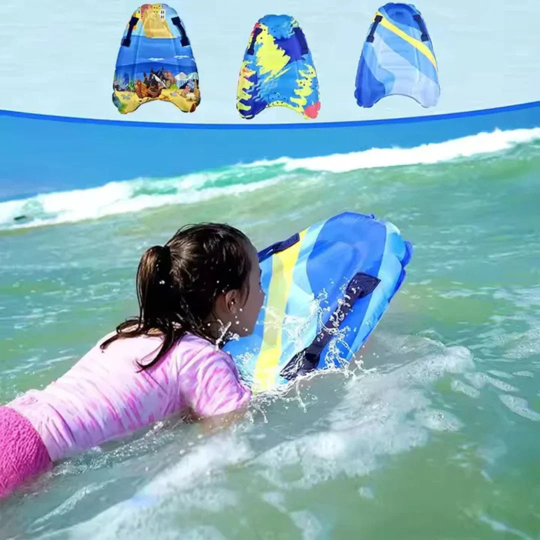 Wavey– nadmuchiwana deska bodyboard dla dzieci w wieku 5+ lat | Bezpieczna zabawa na plaży