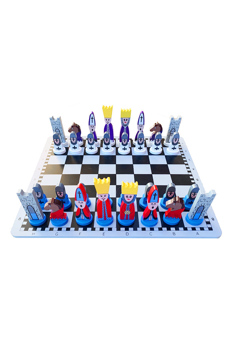 ChessQuest – edukacyjna drewniana gra w szachy dla dzieci