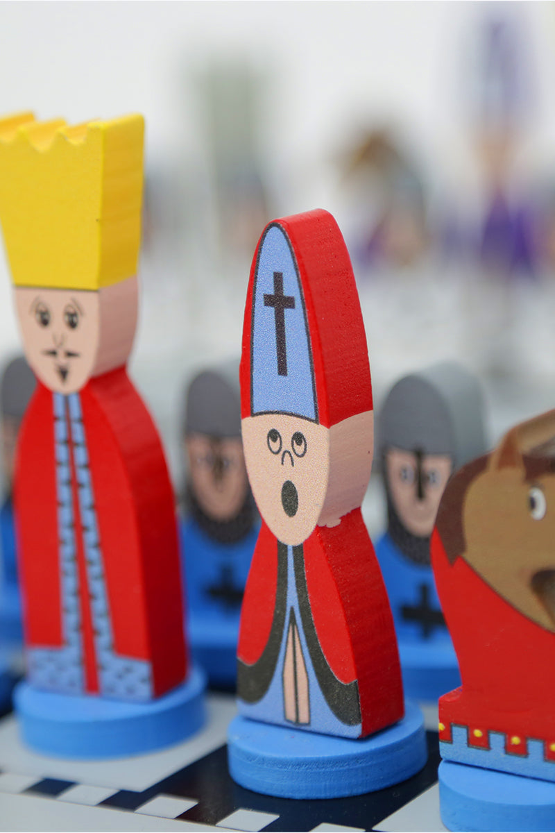 ChessQuest – edukacyjna drewniana gra w szachy dla dzieci
