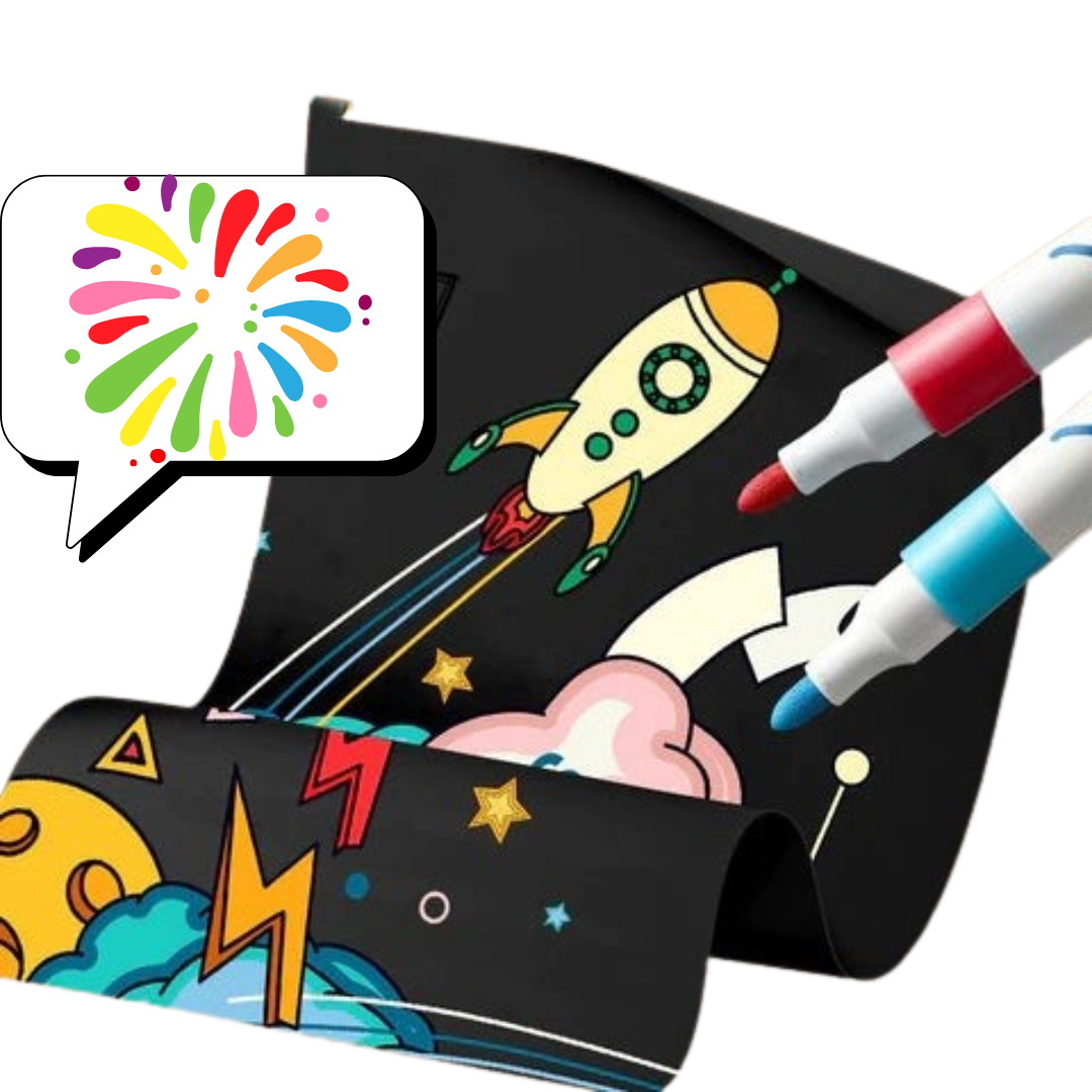Zestaw markerów akrylowych DoodleDrive – Rysuj po wszystkim – Wiek od 3 lat