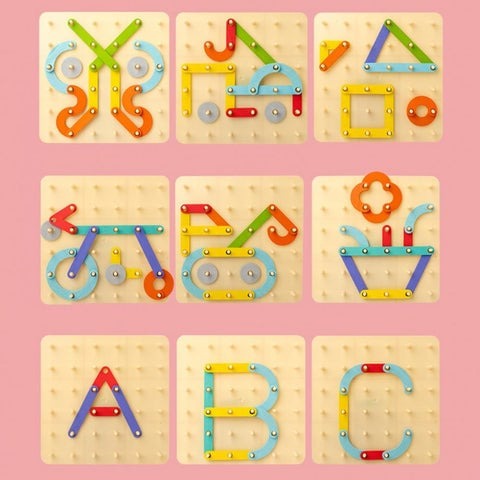 Puzzle Board - plansza do gry w puzzle Montessori