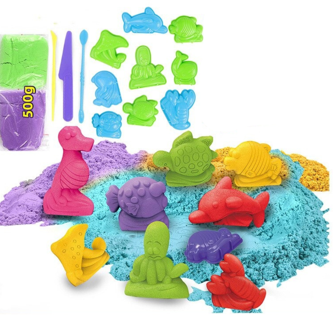 SandSculpt – zestaw do tworzenia kinetycznego (dla dzieci od 3 lat)