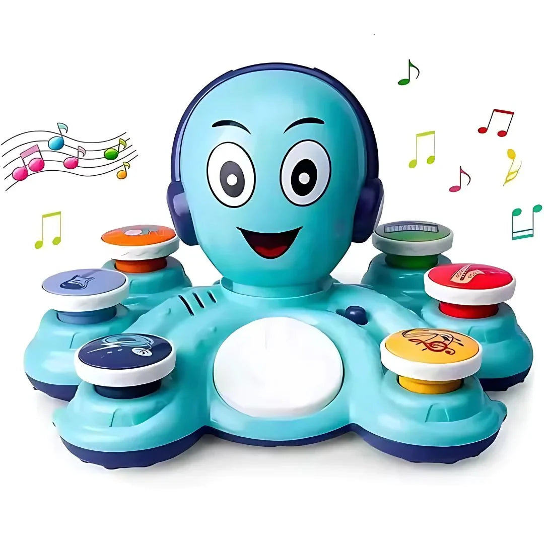 Melody Octo – muzyczna zabawka-ośmiornica dla niemowląt | Zdolności sensoryczne i motoryczne