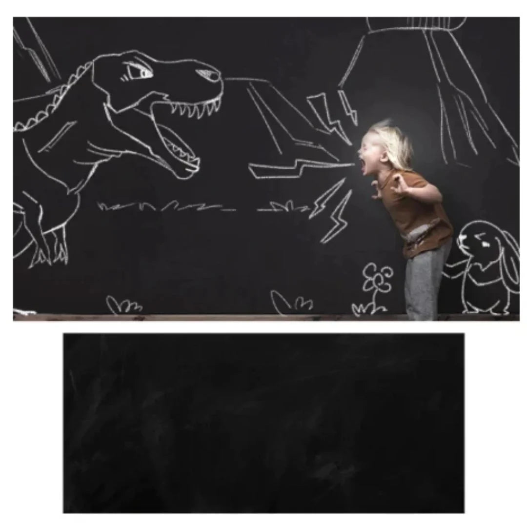 CreativeChalk– Naklejka ścienna z tablicą kredową dla dzieci w wieku 3+ lat – Wspiera ekspresję artystyczną