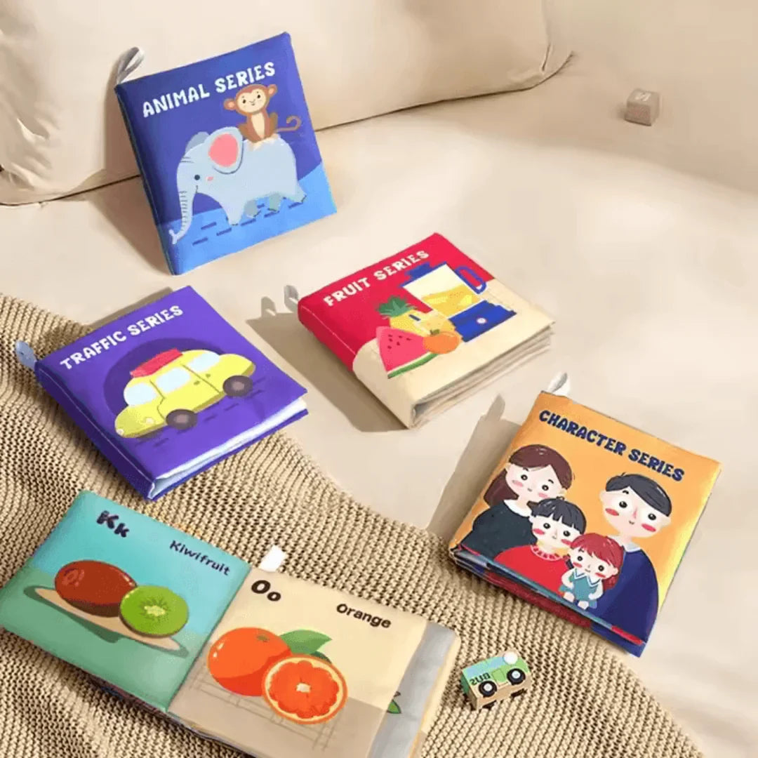 PlayfulPages– Książeczka z grzechotkami dla dzieci w wieku 0+ – stymuluje rozwój sensoryczny