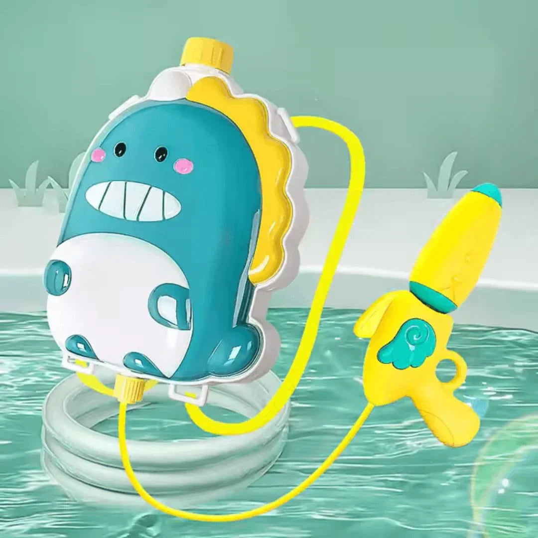 SplashQuest – plecak z pistoletem na wodę dla dzieci w wieku 3+ – niekończąca się zabawa na świeżym powietrzu