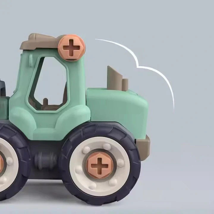 Zestaw BuildCrew Mini pojazd inżynieryjny z koparką i ładowarką – dla dzieci w wieku 3+