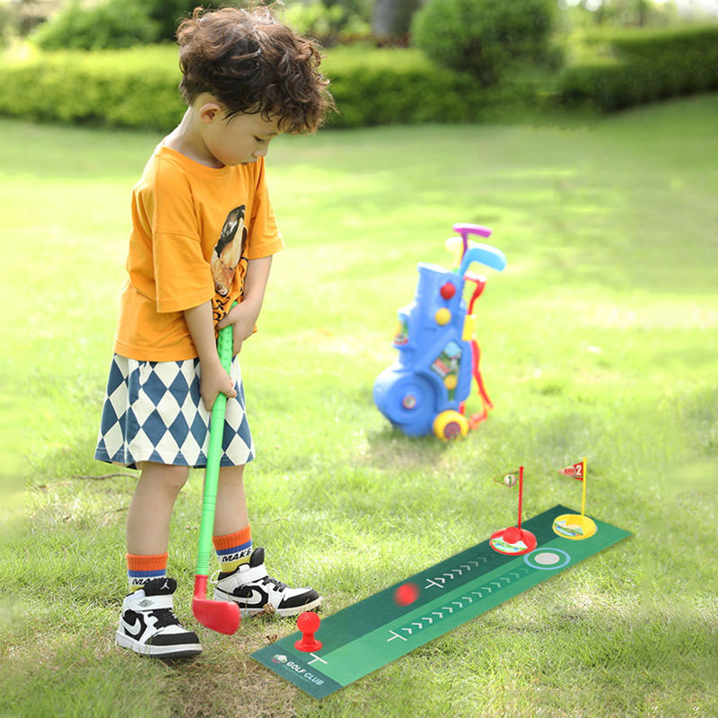 TeeChamp – Zestaw wózków golfowych dla dzieci w wieku 3+ lat – stymuluje koordynację i aktywną zabawę
