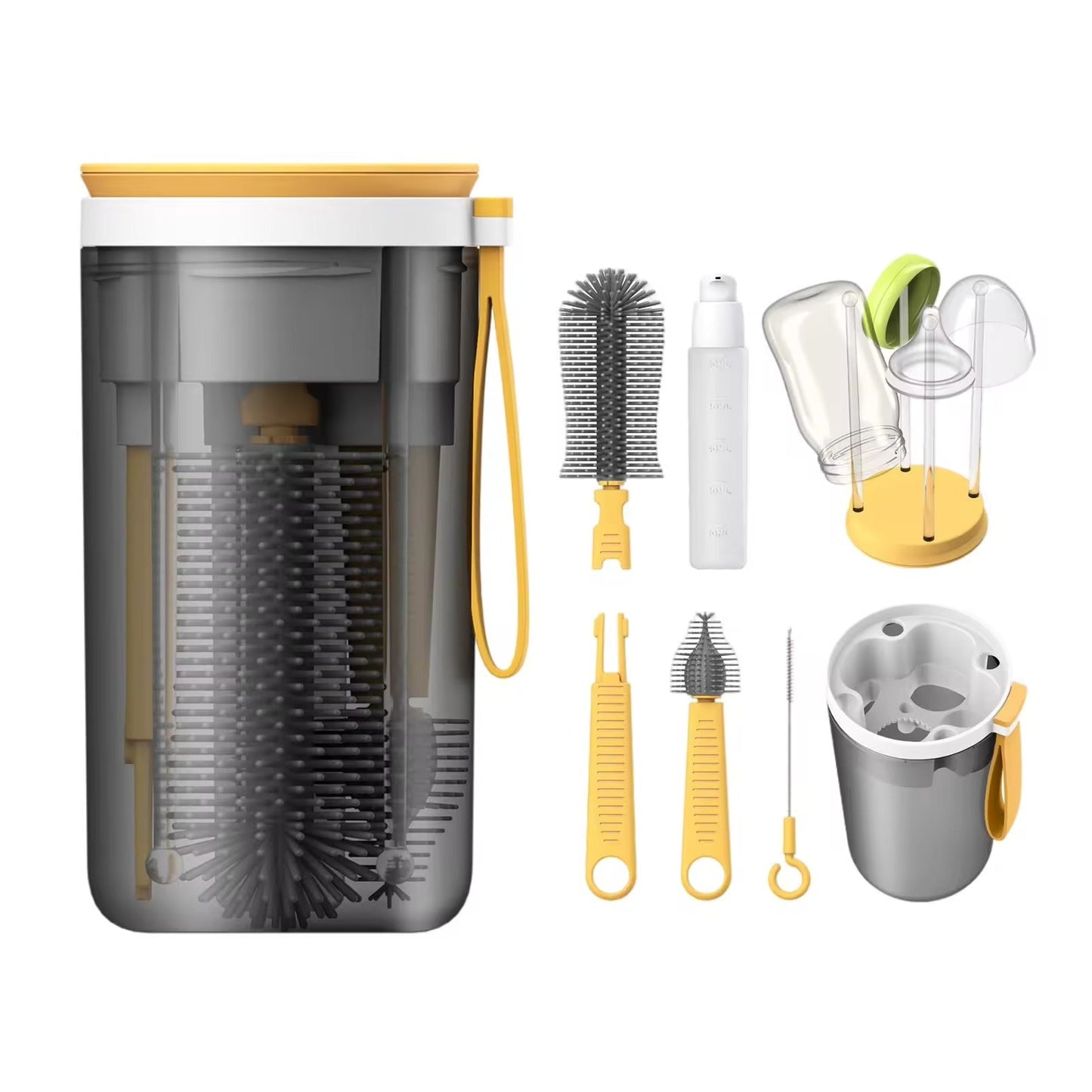 CleanSip Mini – przenośny zestaw do czyszczenia butelek dla niemowląt – dla każdego wieku