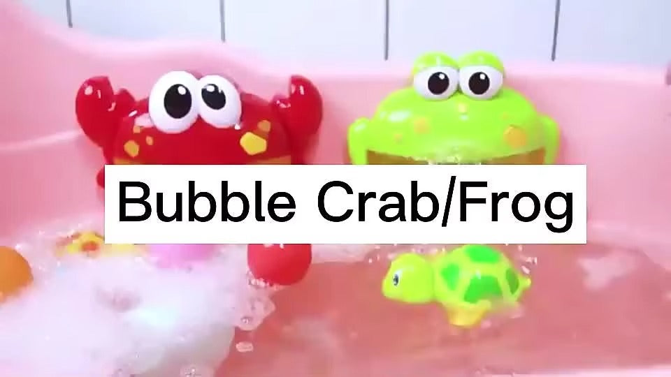 Bubble Crab Friends - Muzyczna zabawka do kąpieli z bąbelkami - Krab z bąbelkami - Wiek 2+