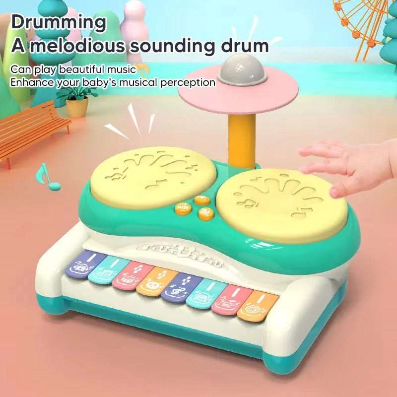 PoppyDots – muzyczna gra z bębnami i pianinem dla niemowląt od 6. miesiąca życia