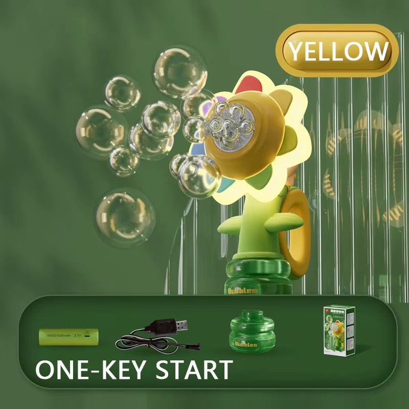 BloomBubbles Magiczna Maszyna do Baniek Mydlanych – Zabawa na świeżym powietrzu – Wiek 3+
