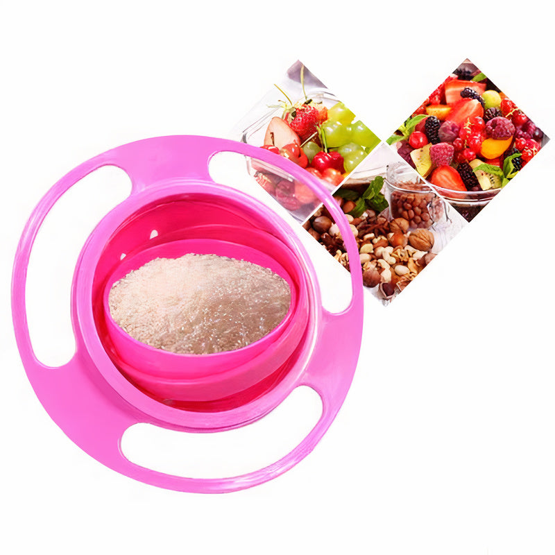 SnackEase - Obrotowa miska dla niemowląt 360°