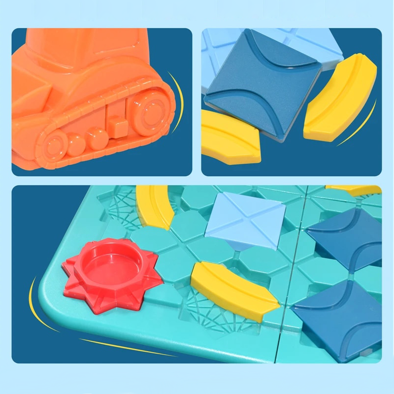 PuzzlePath - zestaw do zabawy z układanką samochodową