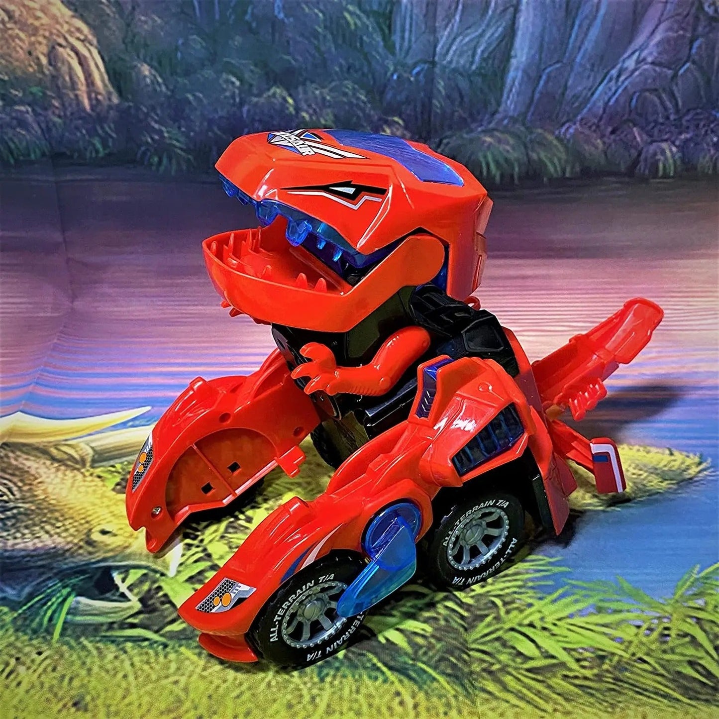 DinoBot – transformuje się z samochodu w dinozaura