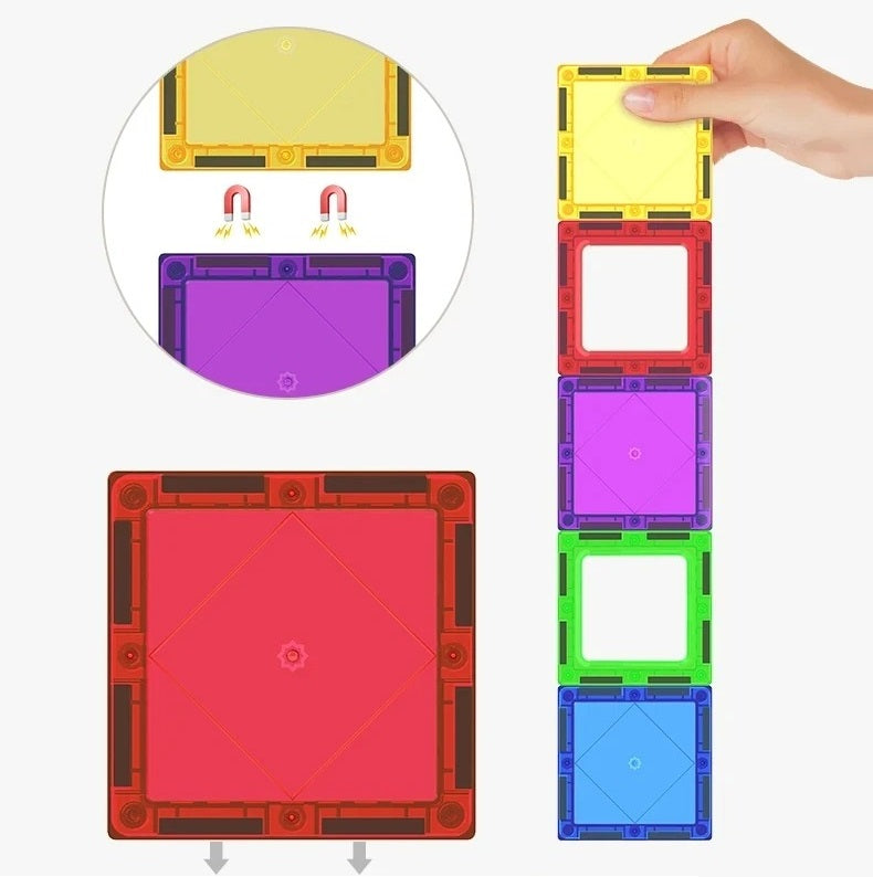 MagneTiles – Edukacyjny zestaw magnetycznych klocków 3D