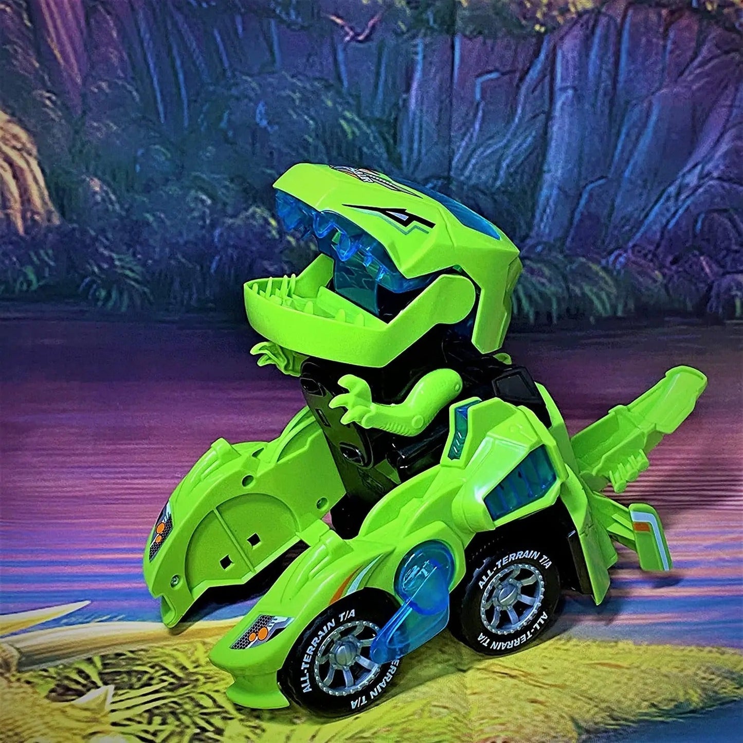 DinoBot – transformuje się z samochodu w dinozaura