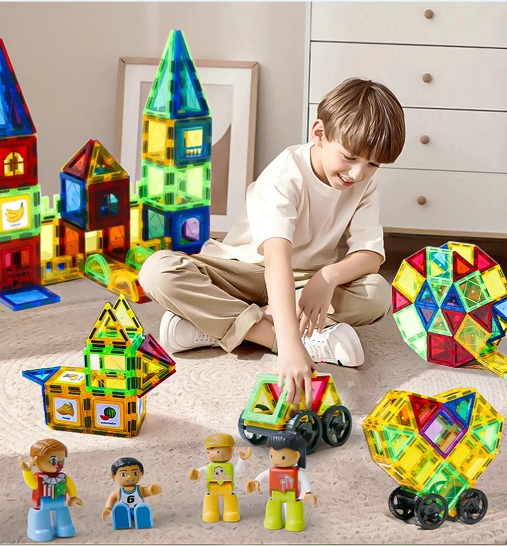 MagneTiles – Edukacyjny zestaw magnetycznych klocków 3D