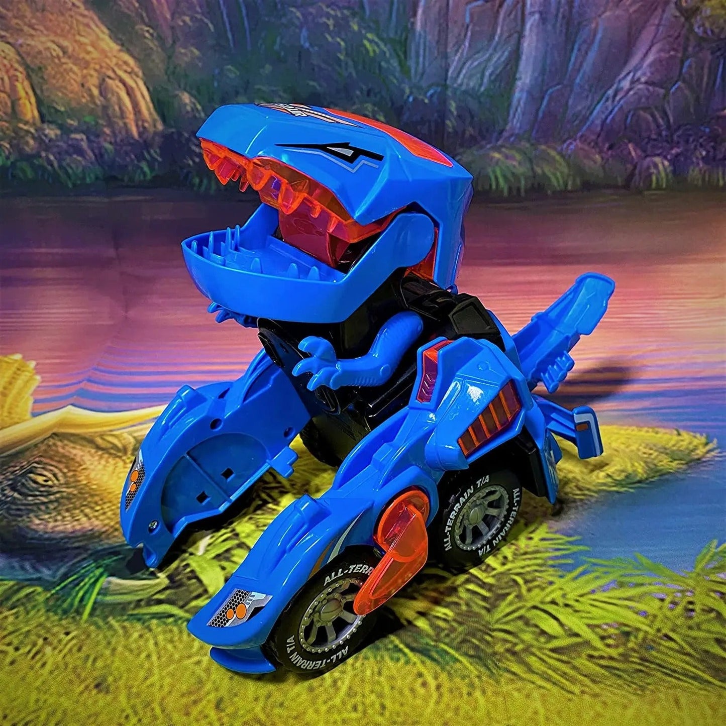 DinoBot – transformuje się z samochodu w dinozaura