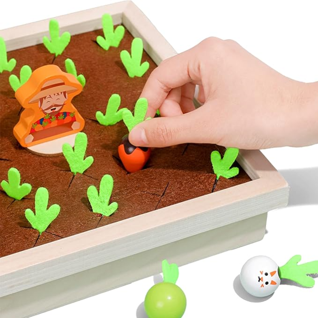 GrowGarden – zestaw do zabawy z warzywami Montessori