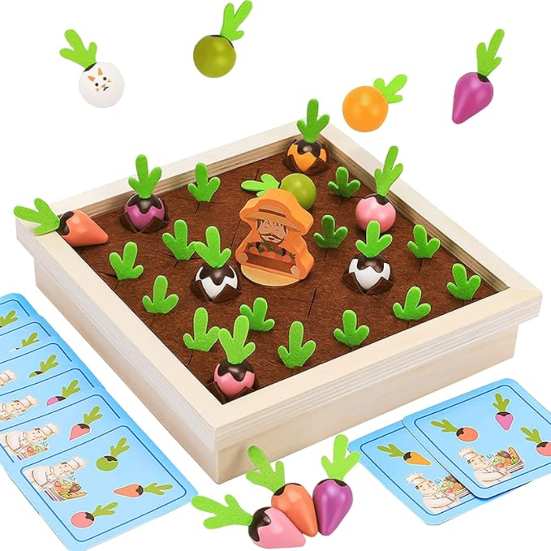 GrowGarden – zestaw do zabawy z warzywami Montessori