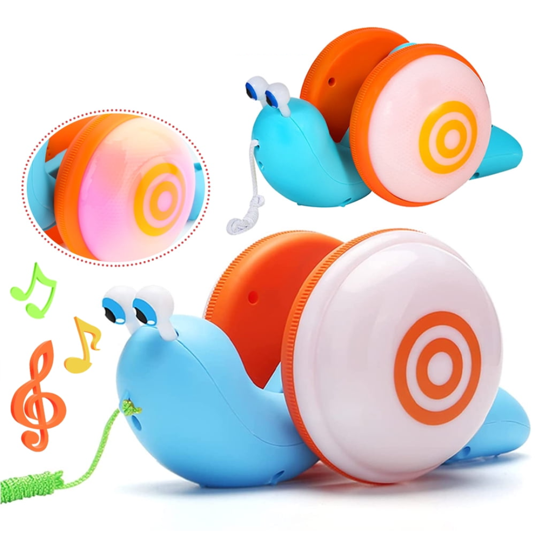SnailShine – Melodyjny towarzysz do raczkowania | Zabawki ze światłem i dźwiękiem dla dzieci w wieku 5+