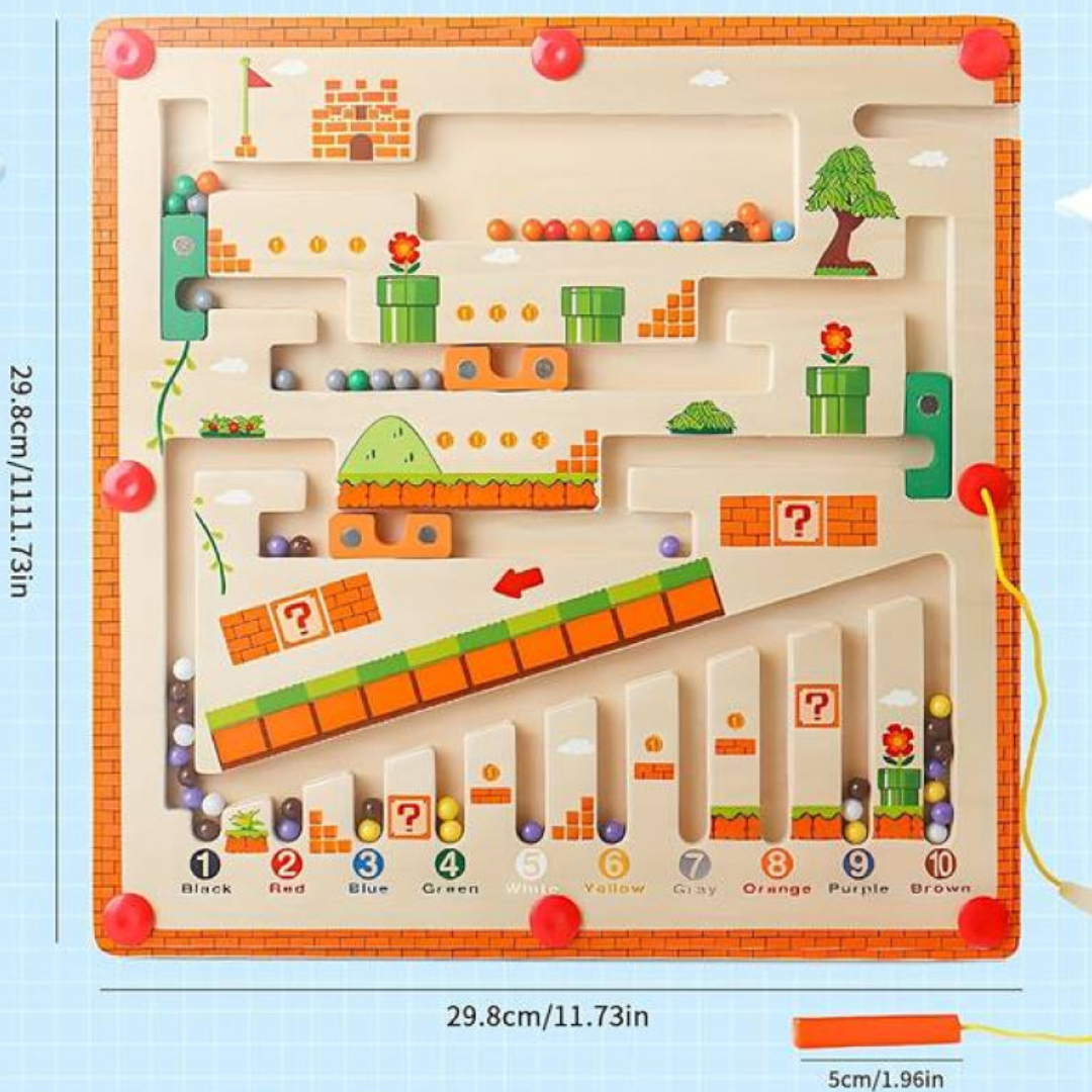 MazeMaster - Labirynt liczb i kolorów Montessori