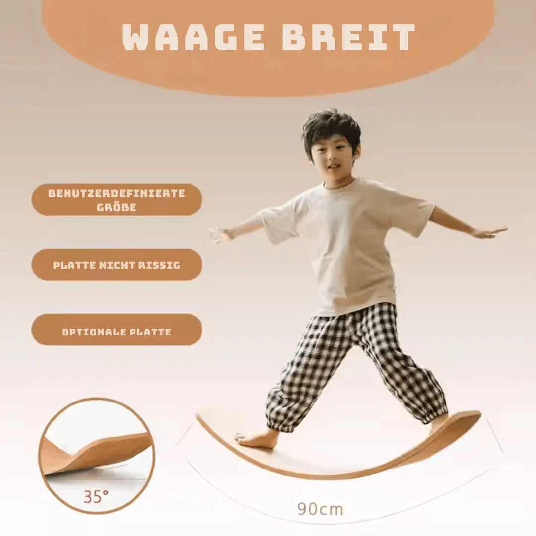 BalancePlay– Drewniana deska równoważna dla dzieci powyżej 18 lat – stymuluje równowagę, siłę mięśni i kreatywną zabawę