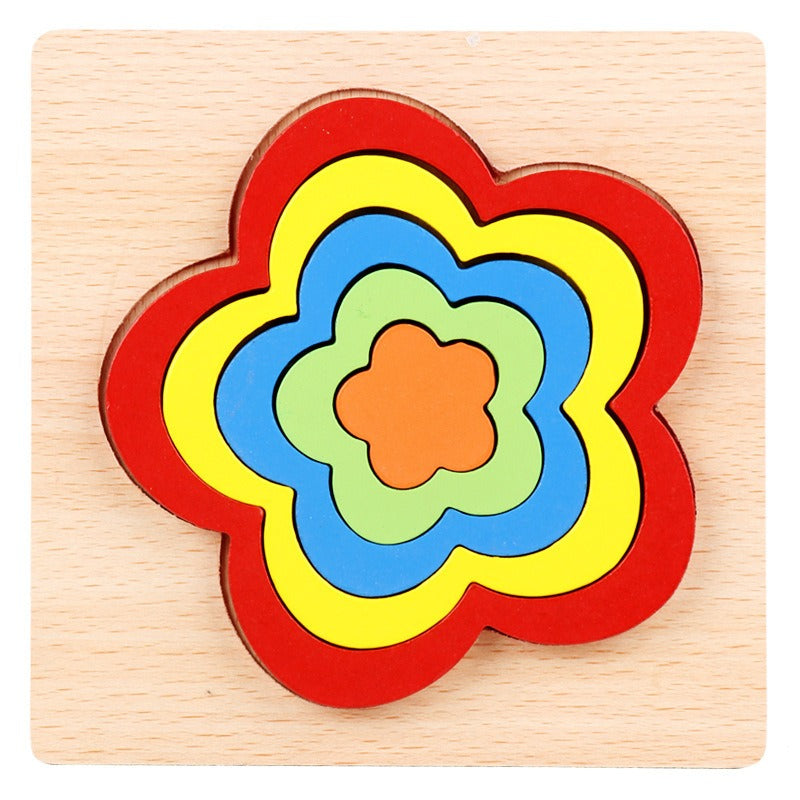 ShapeSort – drewniana układanka Montessori