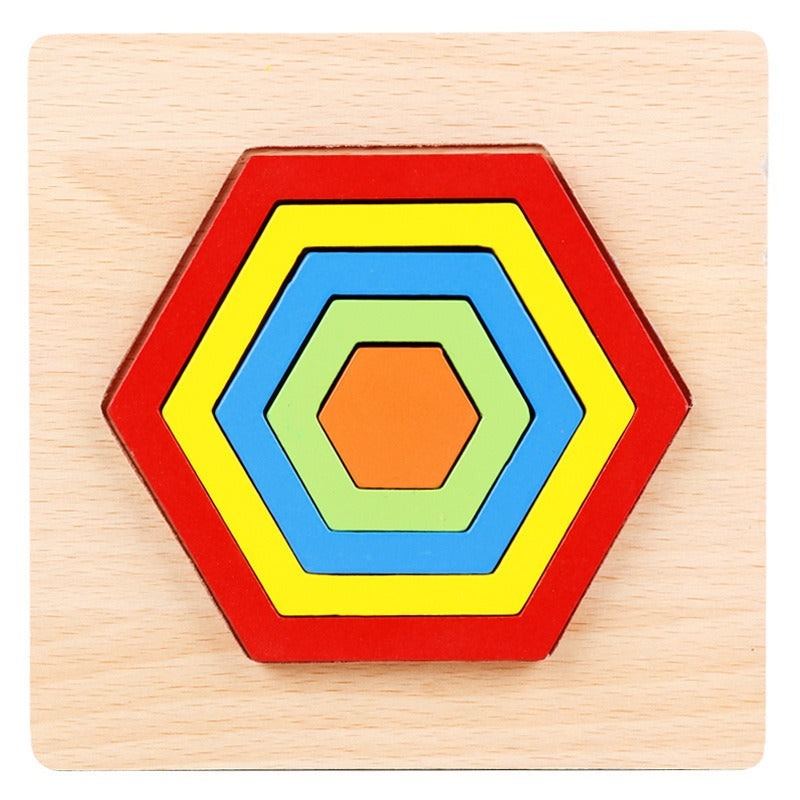ShapeSort – drewniana układanka Montessori