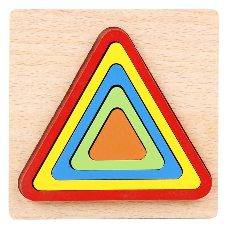 ShapeSort – drewniana układanka Montessori