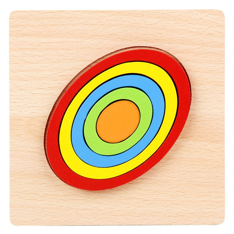 ShapeSort – drewniana układanka Montessori