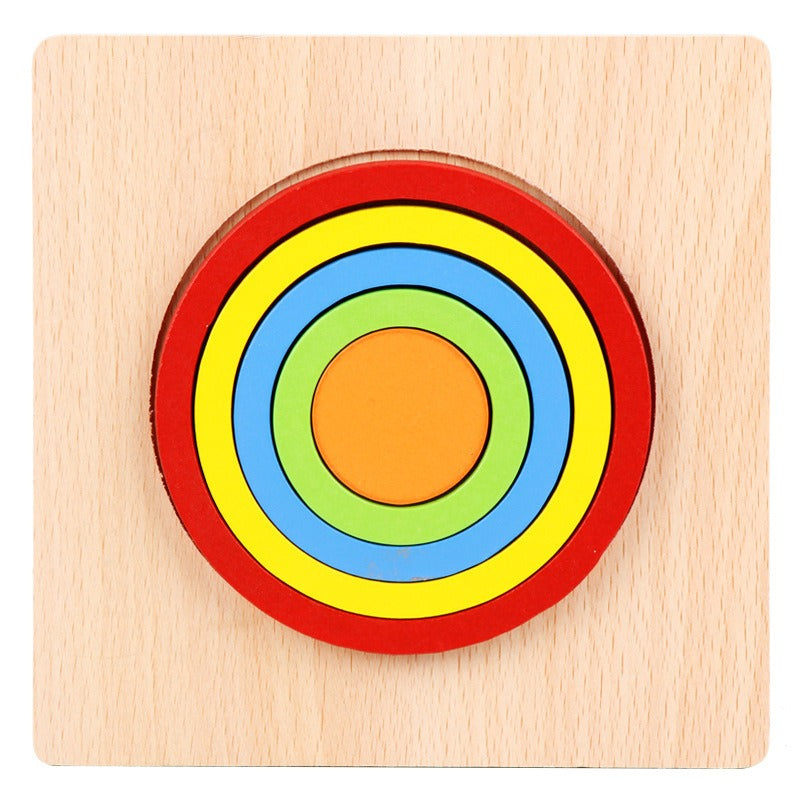 ShapeSort – drewniana układanka Montessori
