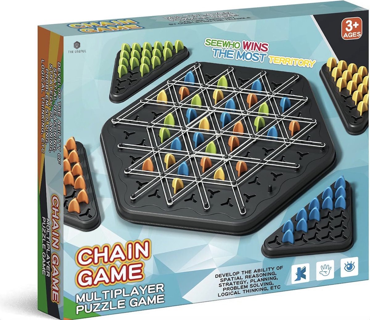 ChainGame - rodzinna gra planszowa w szachy trójkątne