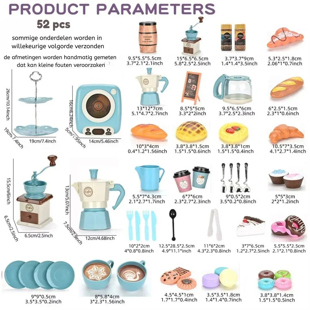 Drewniana kawiarnia i piekarnia BrewBakers – zabawa w baristę – wiek 3+