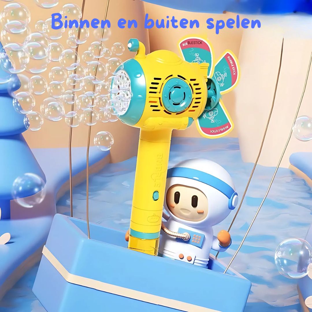 GlowBubble– świecąca zabawka w formie patyczka do robienia baniek mydlanych dla dzieci w wieku 3+