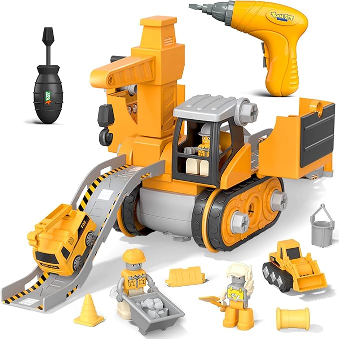 LittleBuilder - Budowa koparki samochodowej z dźwigiem
