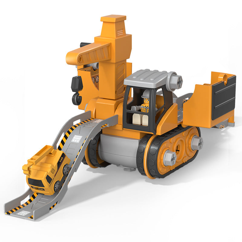LittleBuilder - Budowa koparki samochodowej z dźwigiem
