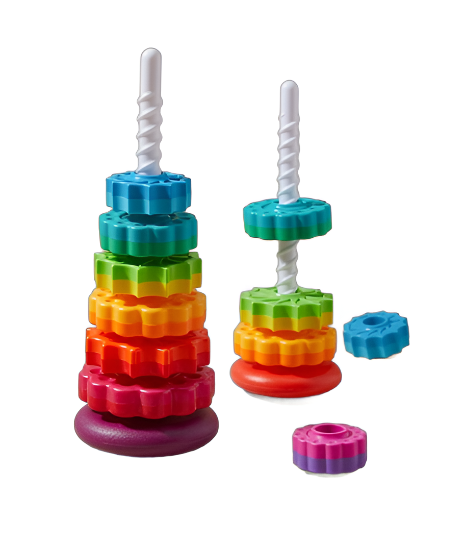ColorSpin – kolorowa wieża do układania w stosy dla dzieci
