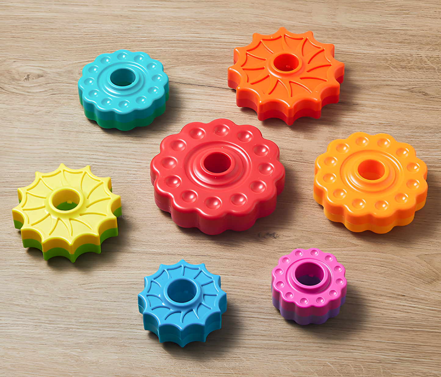 ColorSpin – kolorowa wieża do układania w stosy dla dzieci