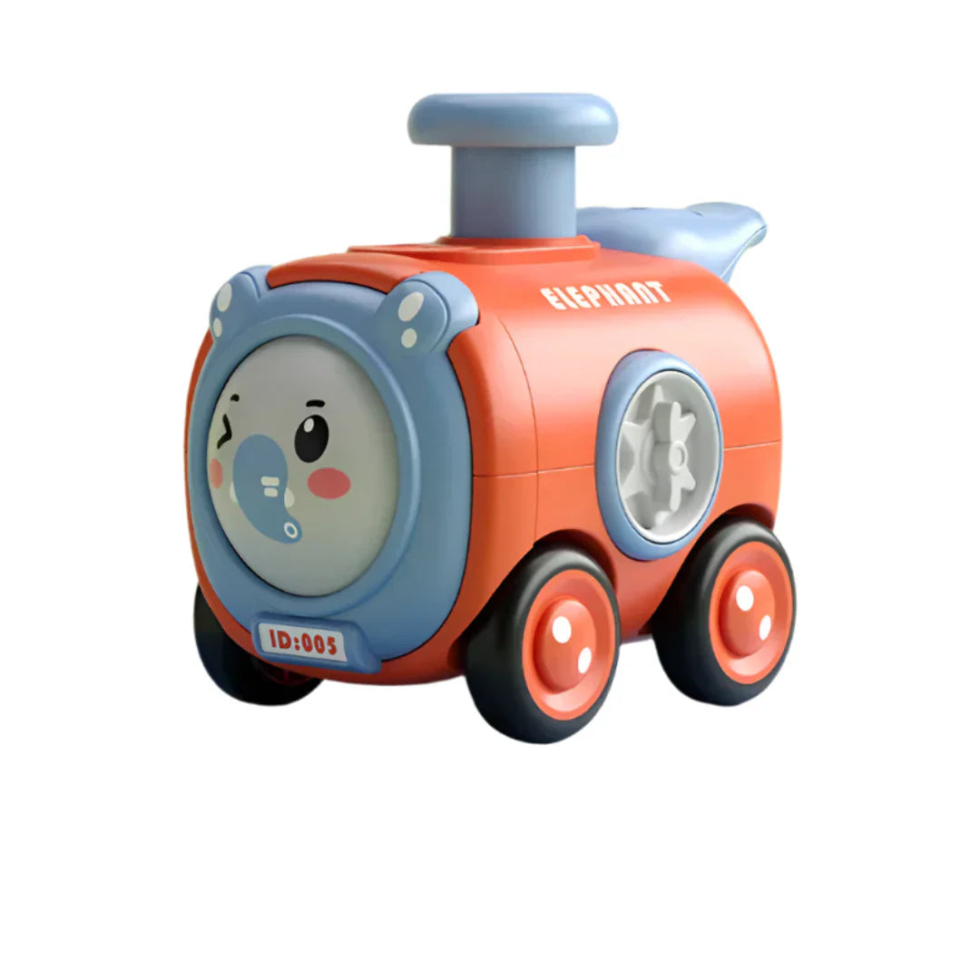 Whimsy Wheels – interaktywna zabawka w kształcie pociągu ze zwierzętami dla dzieci w wieku od 2 lat – gwiżdż, zmieniaj i odkrywaj