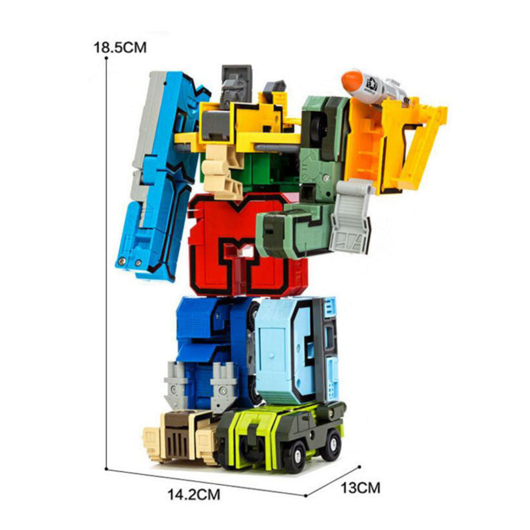 Zabawki z cyframi FigureForm Transformer – zabawa w budowanie – dla dzieci w wieku 4+