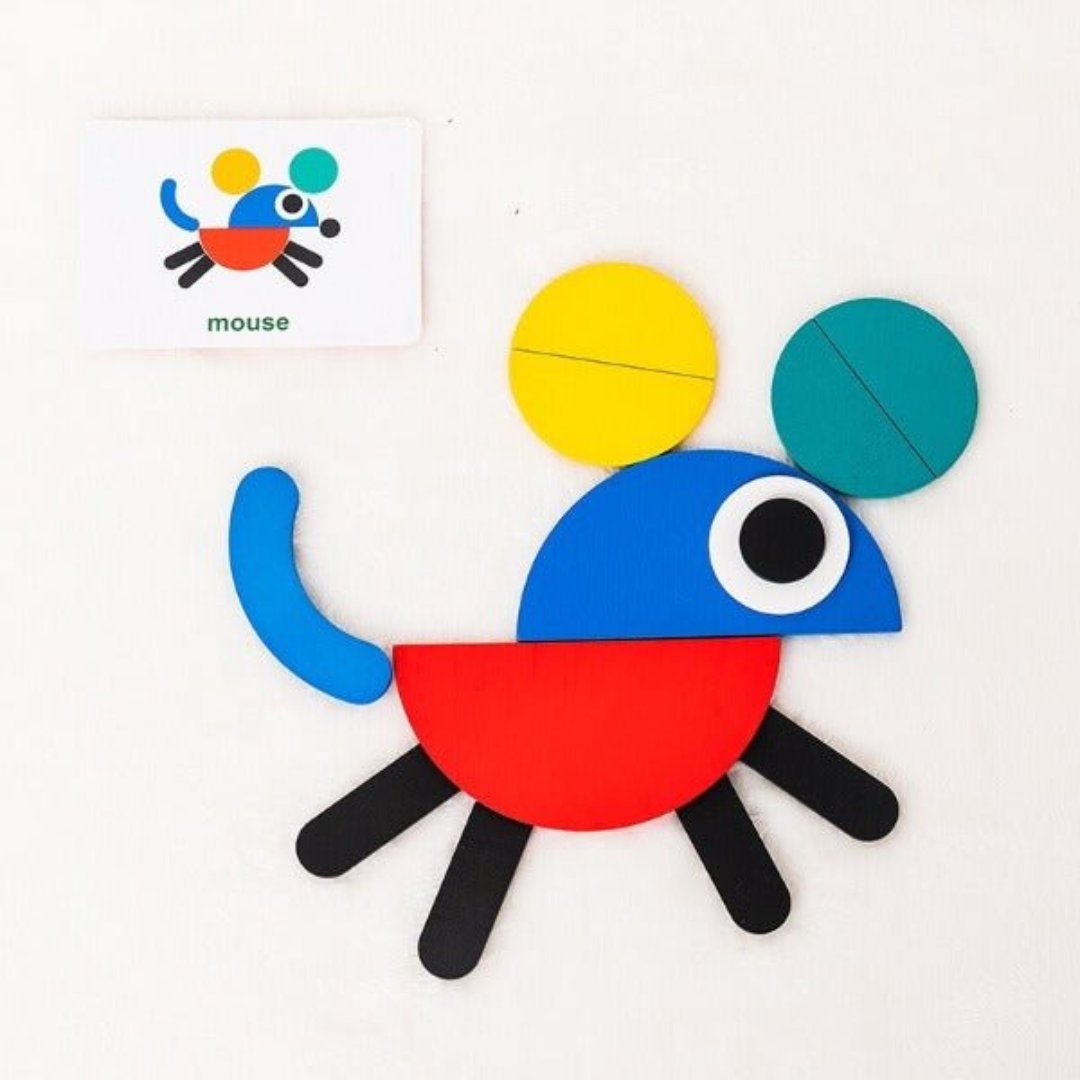 PuzzlePattern - Kreatywny wzór układanki Montessori