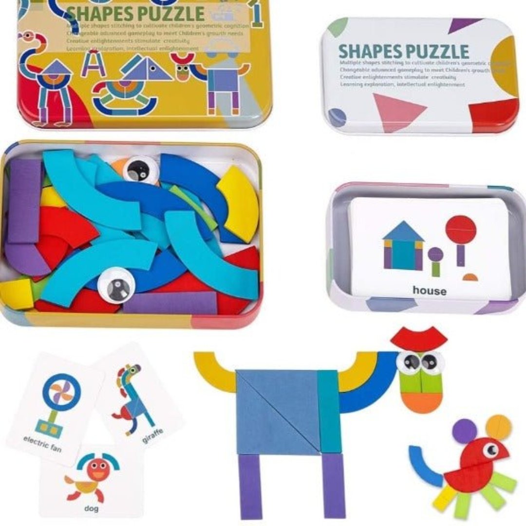 PuzzlePattern - Kreatywny wzór układanki Montessori