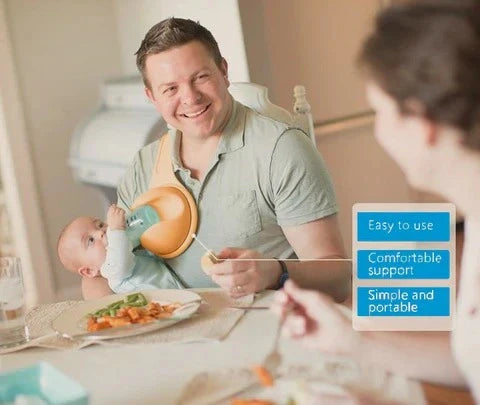 SipNest – uchwyt na butelkę dla niemowląt, który można obsługiwać bez użycia rąk