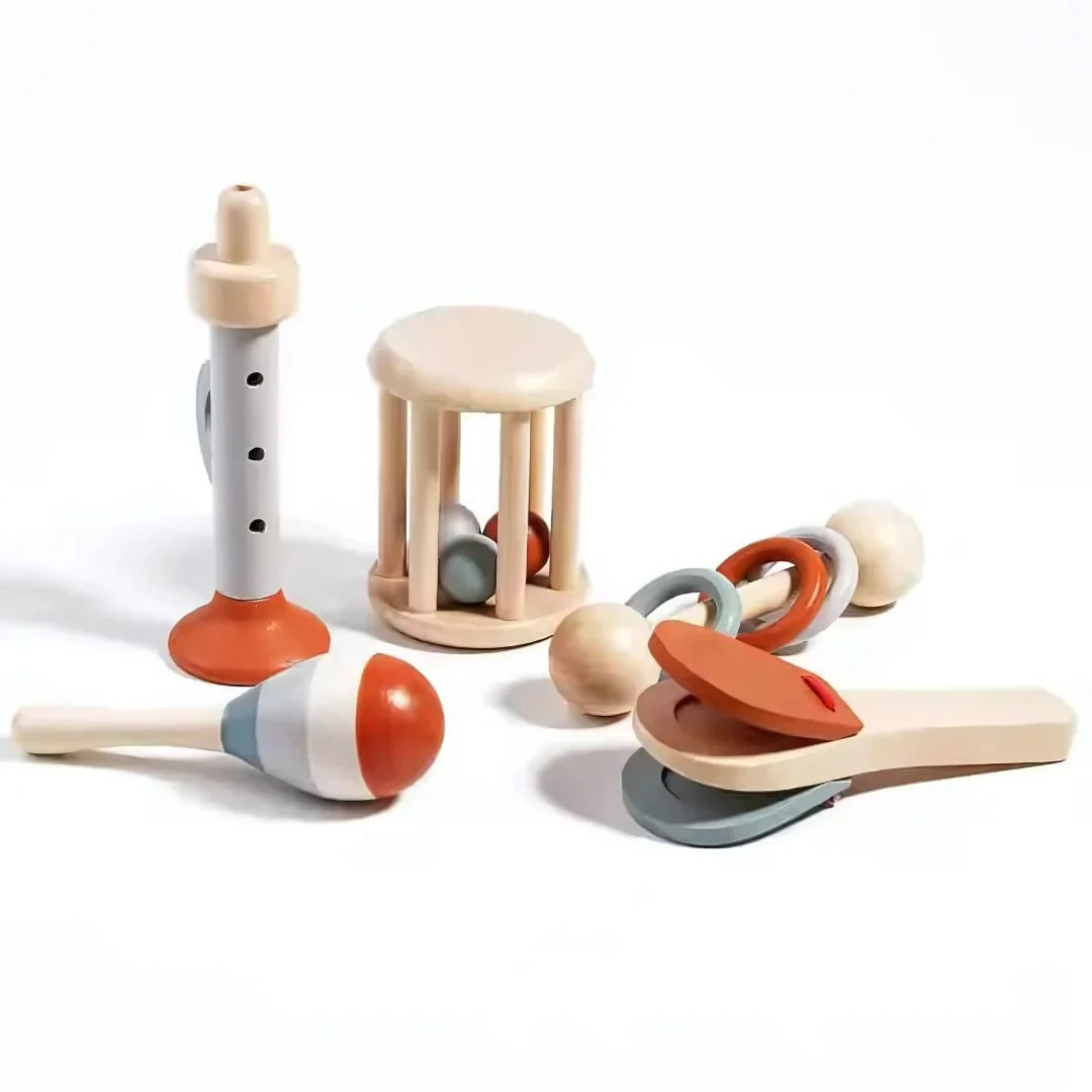 Bellzy – grzechotka Montessori Babybel dla niemowląt od 5. miesiąca życia